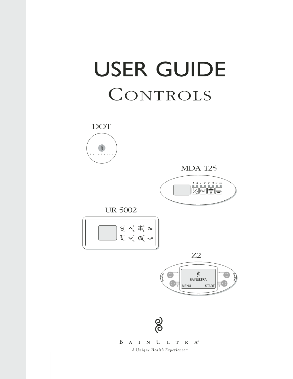 User Guide Controls