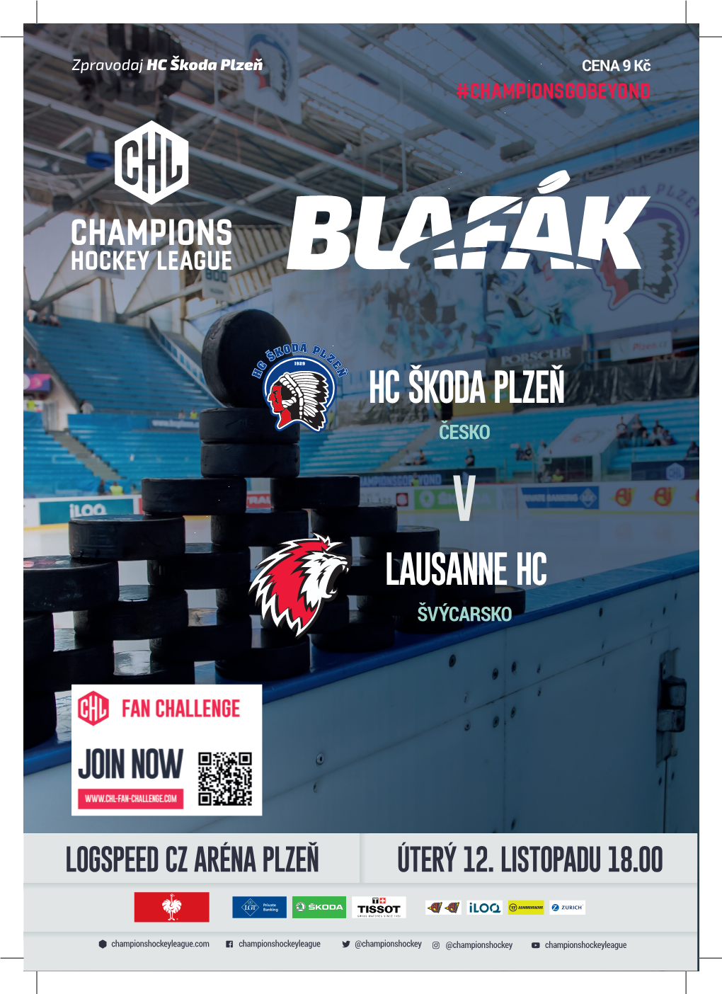 Lausanne Hc Hc Škoda Plzeň