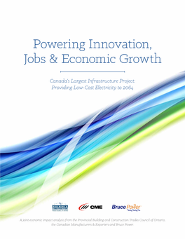 Powering Innovation, Jobs & Economic Growth