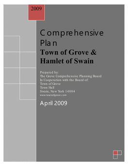 Comprehensive Plan Town of Grove & Hamlet of Swain
