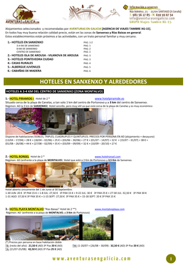 Hoteles En Sanxenxo Y Alrededores