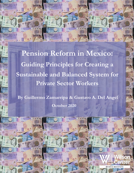 Pension Reform in Mexico: Guiding Principles for Creating a Sustainable and Balanced System for Private Sector Workers