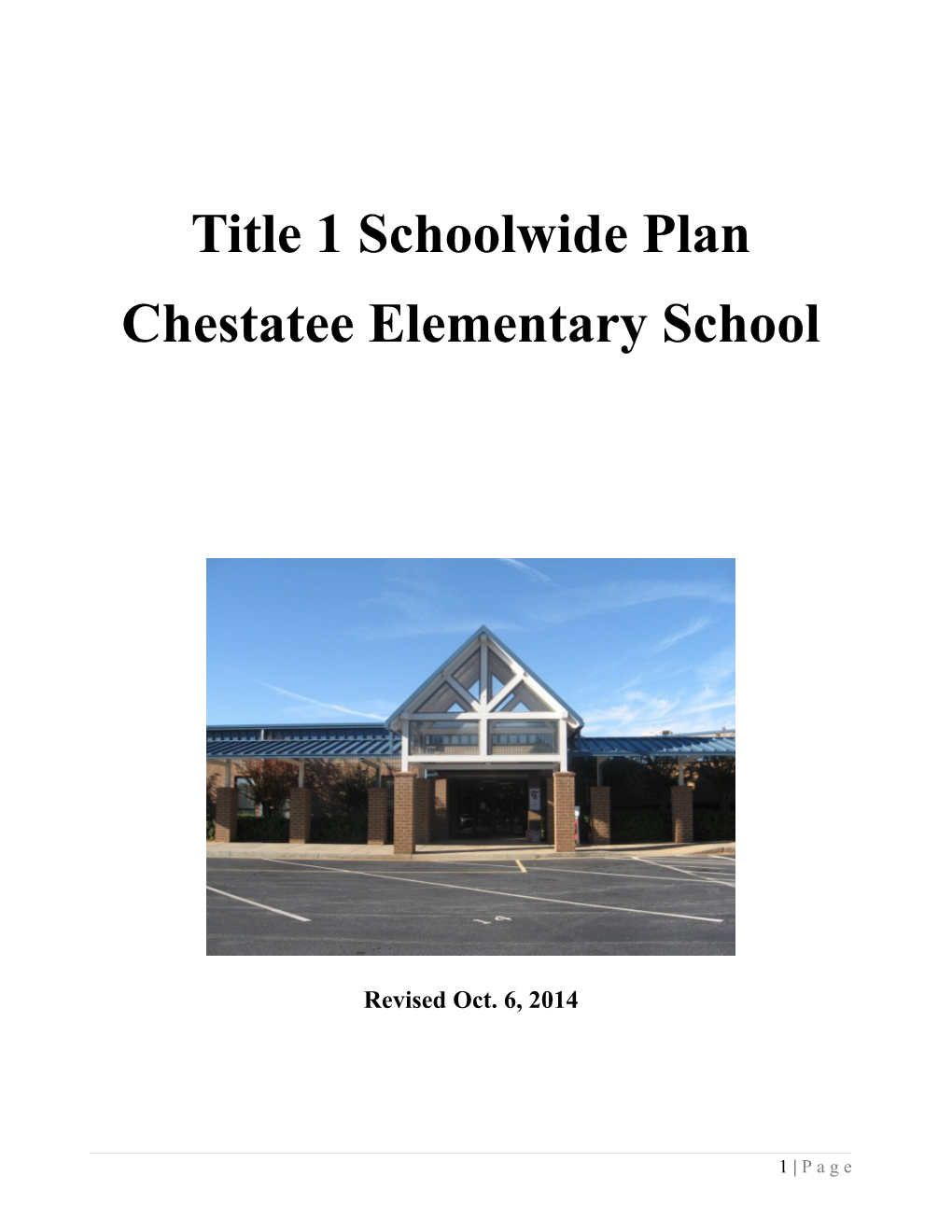 Title 1 Schoolwide Plan