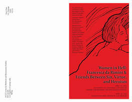Women in Hell: and Heroism April 20,2012 April 21,2012 Women in Hell: Francesca Da Rimini & Friends