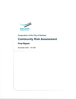 Community Risk Assessment Final Report