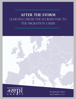 After the Storm: Learning from the EU Response to the Migration Crisis