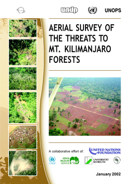 Aerial Survey of the Threats to Mt. Kilimanjaro Forests