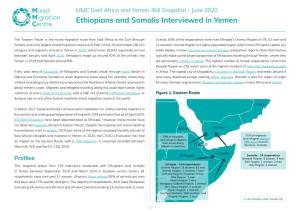 Ethiopians and Somalis Interviewed in Yemen