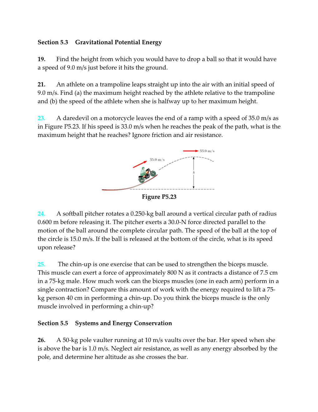 Section 5.3 Gravitational Potential Energy