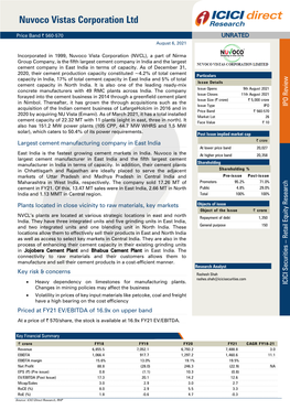 Nuvoco Vistas Corporation Ltd IPO Review