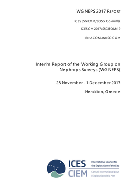 Interim Report of the Working Group on Nephrops Surveys (WGNEPS)