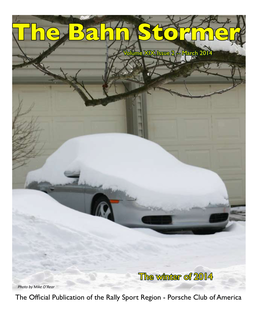 The Bahn Stormer Volume XIX, Issue 2 -- March 2014