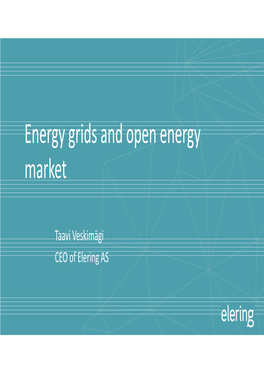 Energy Grids and Open Energy Market