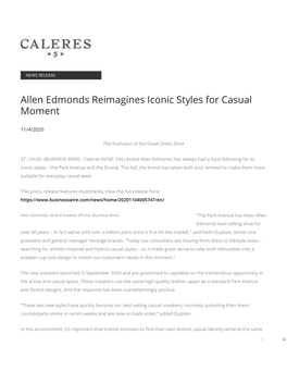 Allen Edmonds Reimagines Iconic Styles for Casual Moment