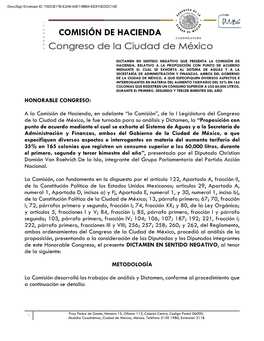 Comisión De Hacienda