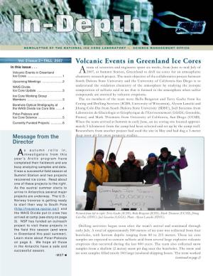 Volcanic Events in Greenland Ice Cores in This Issue