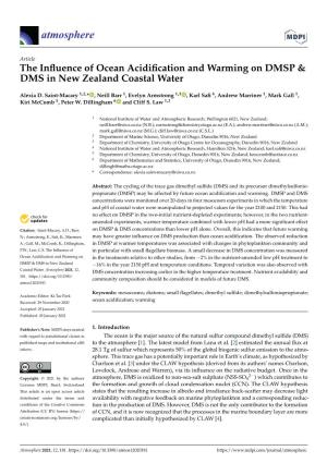 The Influence of Ocean Acidification and Warming on DMSP & DMS in New Zealand Coastal Water
