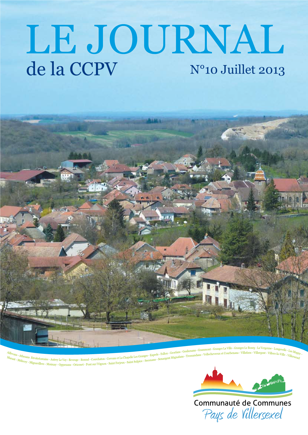 De La CCPV N°10 Juillet 2013