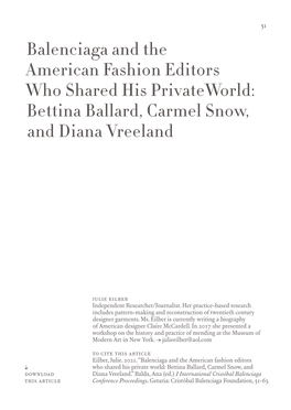 Bettina Ballard, Carmel Snow, and Diana Vreeland