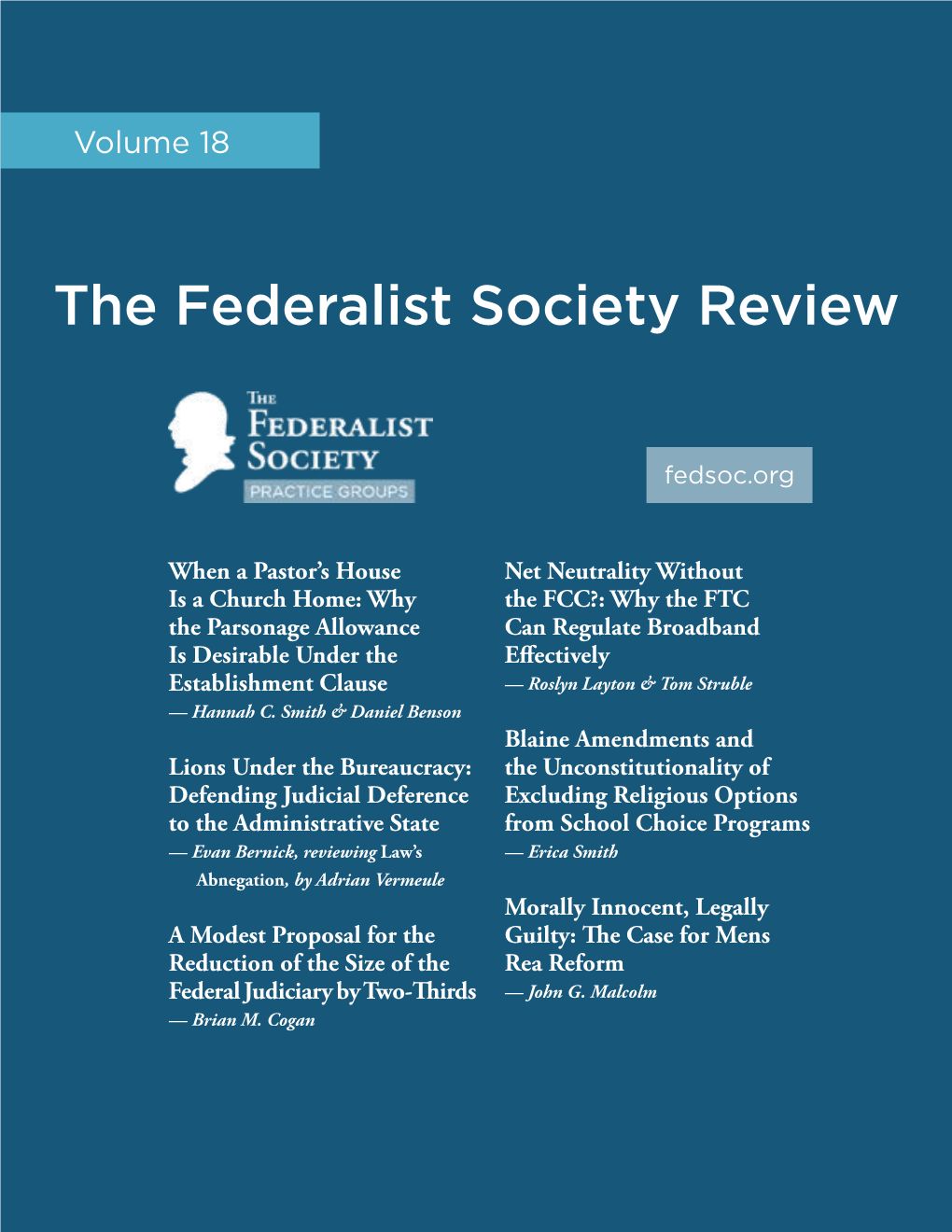 The Federalist Society Review