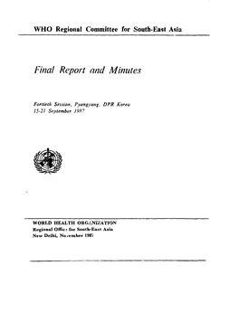 Final Report Nnd Minutes