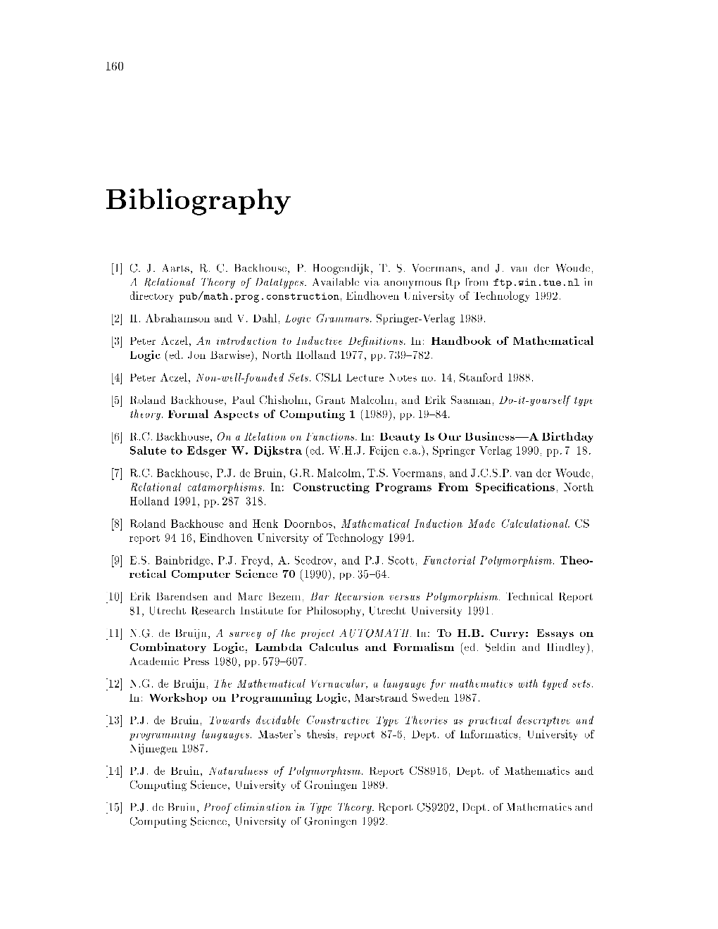 Bibliography 161