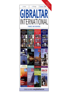 Summer 2008 GIBRALTAR INTERNATIONAL FINANCE and BUSINESS