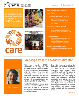 Message from the Country Director
