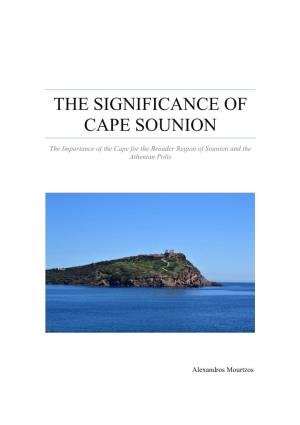 The Significance of Cape Sounion