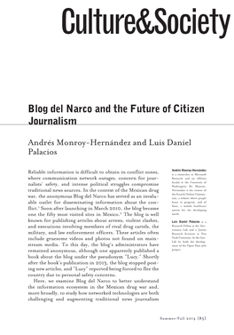 Blog Del Narco and the Future of Citizen Journalism