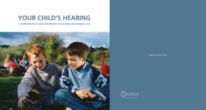 Your Child's Hearing Loss and Is the Test of Choice to Diagnose Middle Ear Infections