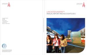 Lancaster University Annual Report and Accounts 2011