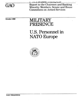 NSIAD-90-4 Military Presence