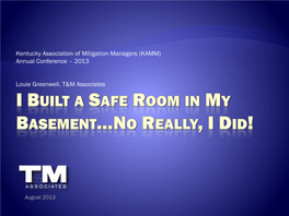 I Built a Safe Room in My Basement…