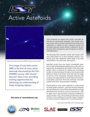 Active Asteroids