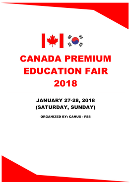Canada Premium Education Fair 2016
