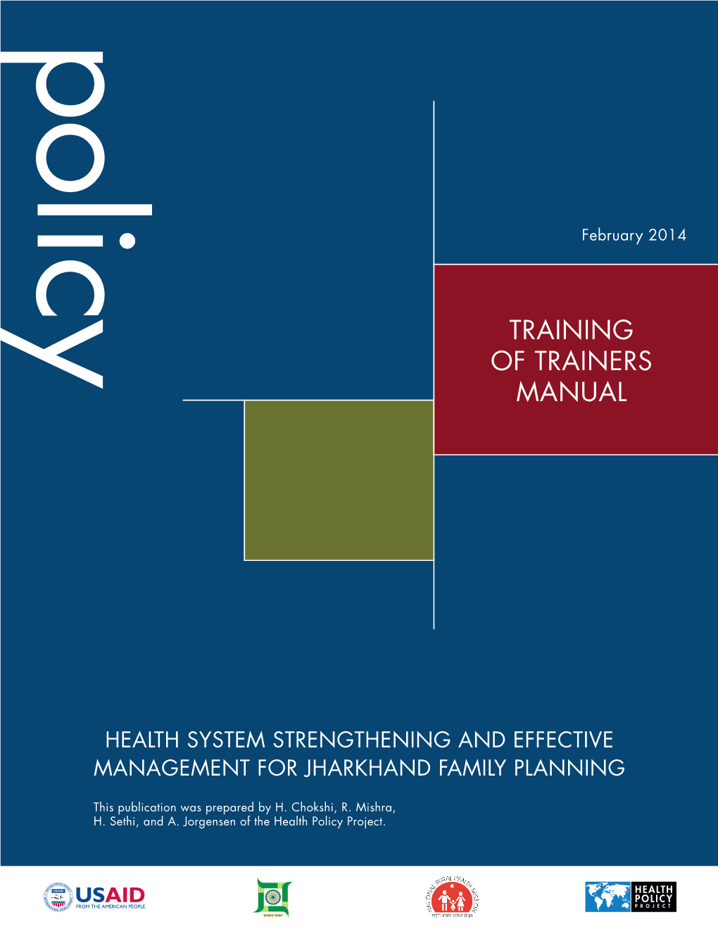 Training of Trainers Manual