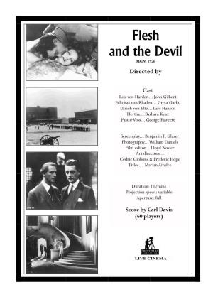 Flesh and the Devil MGM 1926