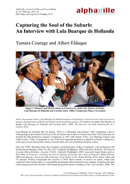 Capturing the Soul of the Suburb: an Interview with Lula Buarque De Hollanda