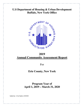 2019 Annual Community Assessment Report