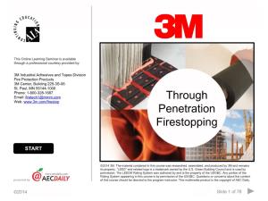 Through Penetration Firestopping