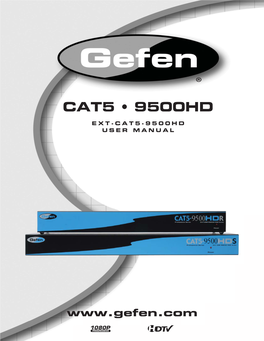 Ext-Cat5-9500Hd User Manual