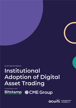 Institutional Adoption of Digital Asset Trading