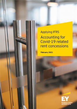 Applying IFRS Accounting for Covid Related Rent Concessions