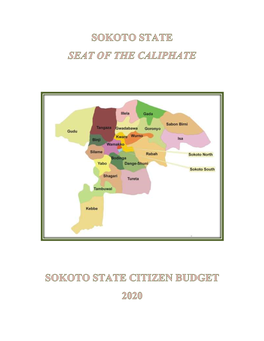 Sokoto State 2020 Citizen Budget