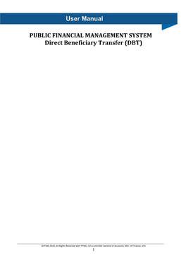 PFMS DBT User Manual (29 Apr 2020)
