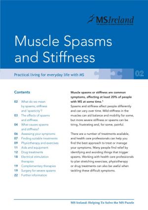 Muscle Spasms and Stiffness