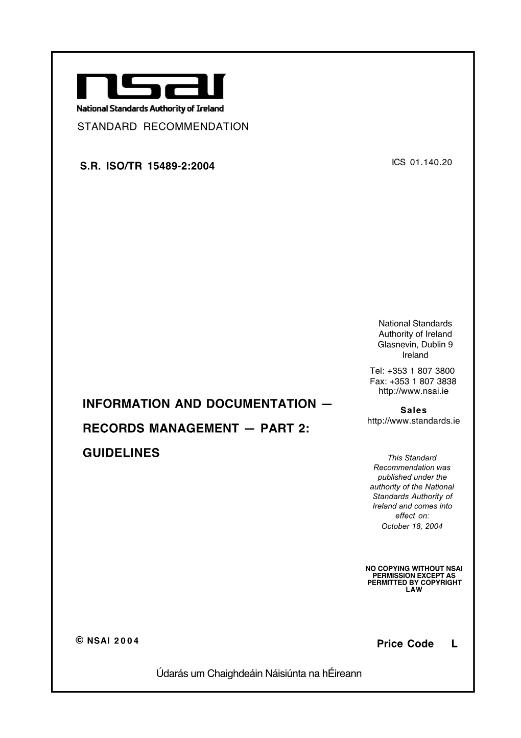 Records Management — Part 2