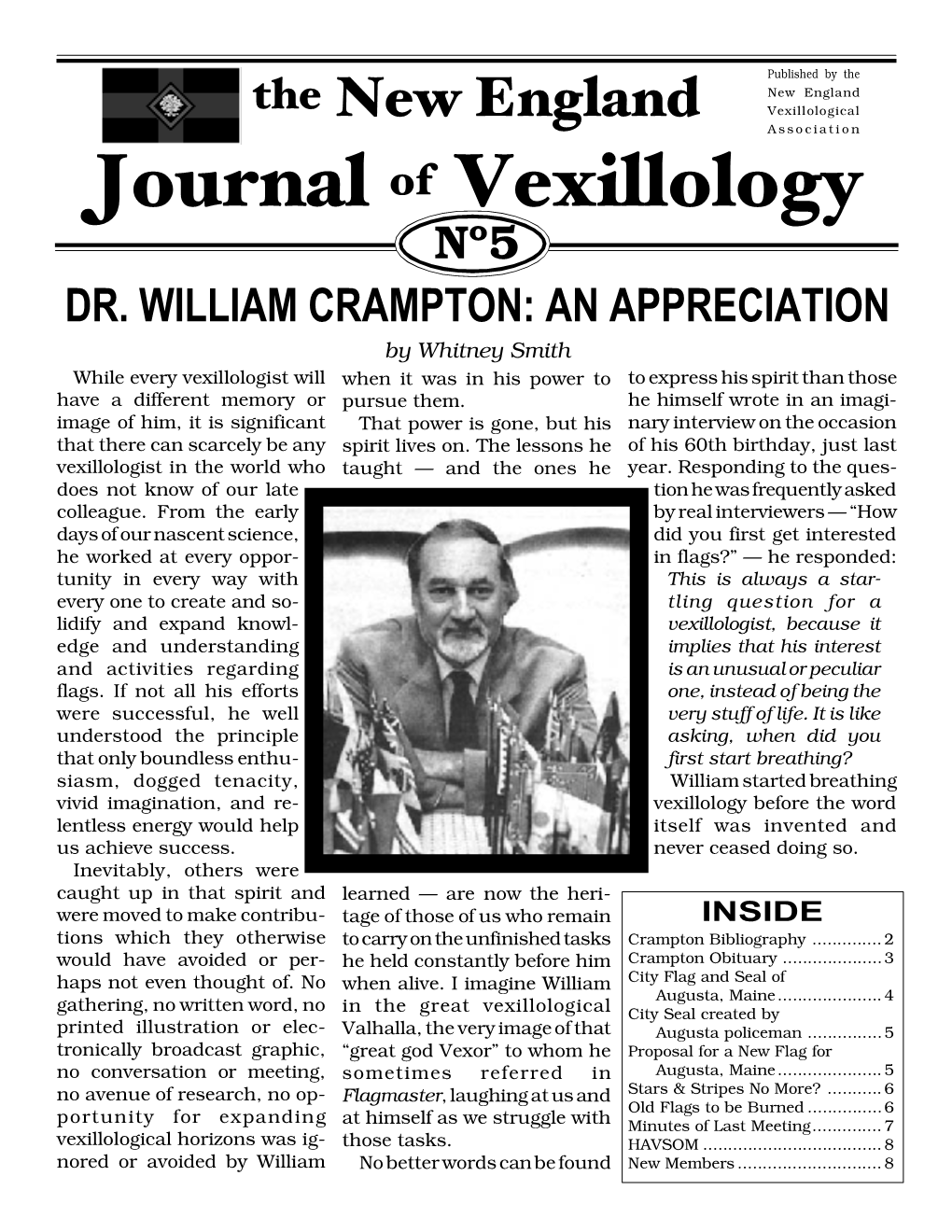 Dr. William Crampton: an Appreciation