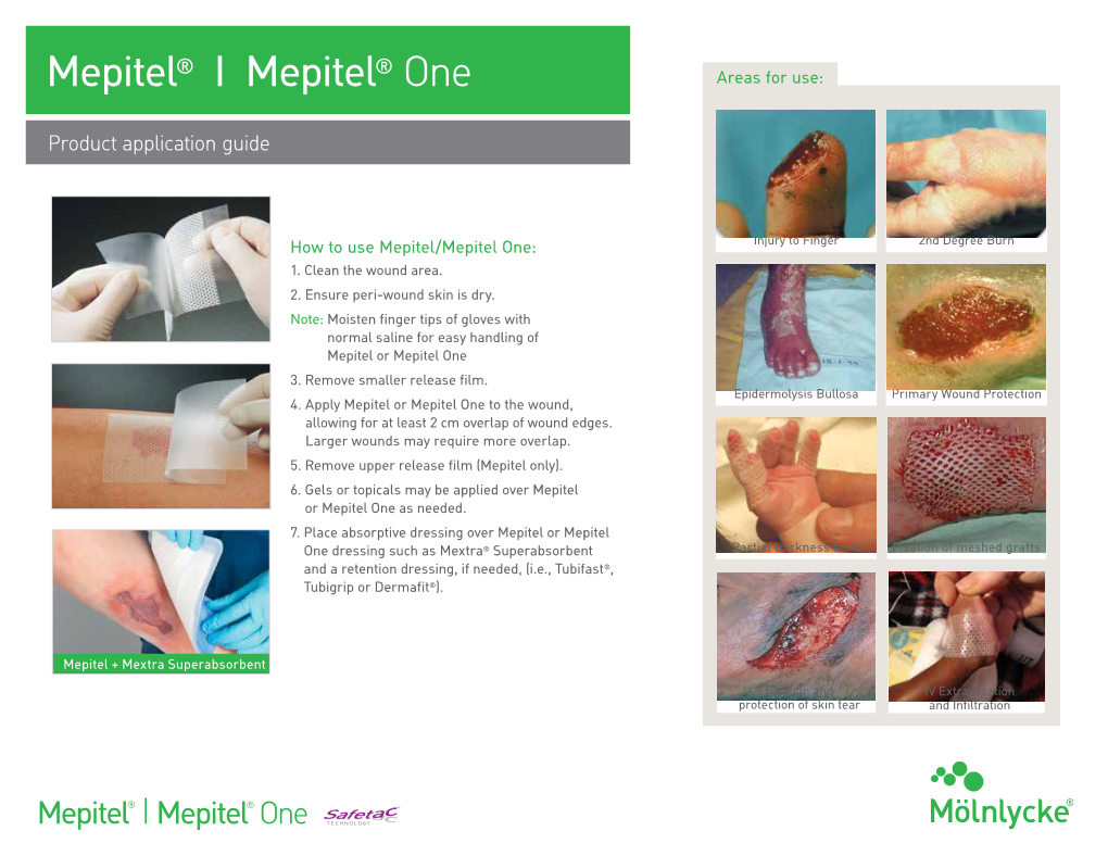 Mepitel One Application Guide